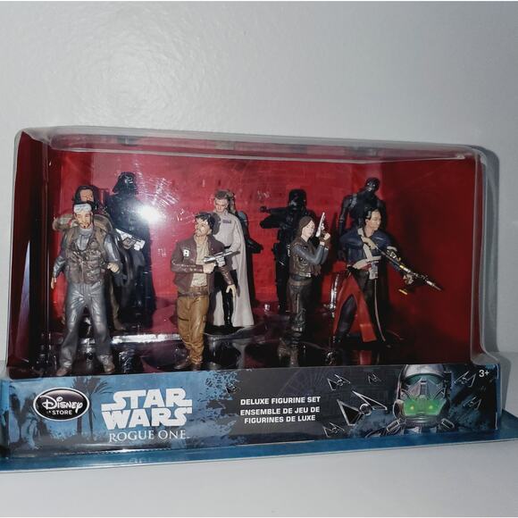 NWT (Unopened) Star Wars Rogue One Deluxe Figurine Set. Disney Store. Unopened. - Picture 7 of 9